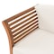 Alaterre Furniture Stamford Eucalyptus Wood Outdoor Bench with Cushions ANSF02EBO - alternate 4